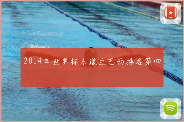 2014年世界杯东道主巴西排名第四